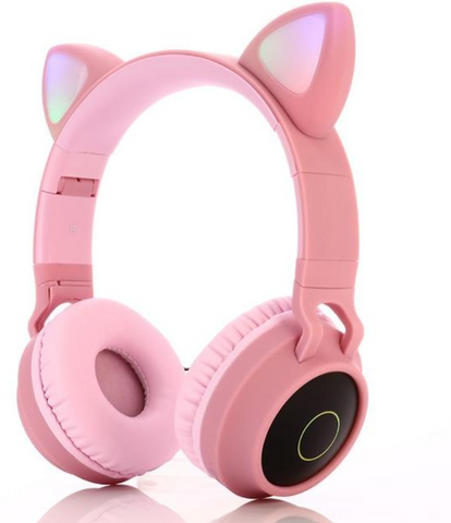 LED Cute Cat Ears Noise Cancelling Headphones